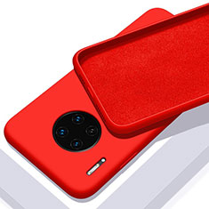 Silikon Hülle Handyhülle Ultra Dünn Schutzhülle 360 Grad Tasche C03 für Huawei Mate 30 5G Rot