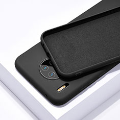 Silikon Hülle Handyhülle Ultra Dünn Schutzhülle 360 Grad Tasche C03 für Huawei Mate 30 5G Schwarz