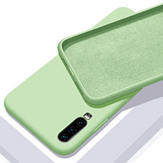Silikon Hülle Handyhülle Ultra Dünn Schutzhülle 360 Grad Tasche C03 für Huawei P30 Grün