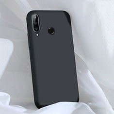 Silikon Hülle Handyhülle Ultra Dünn Schutzhülle 360 Grad Tasche C03 für Huawei P30 Lite New Edition Schwarz