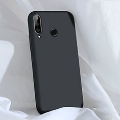 Silikon Hülle Handyhülle Ultra Dünn Schutzhülle 360 Grad Tasche C03 für Huawei P30 Lite Schwarz