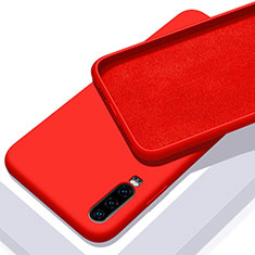 Silikon Hülle Handyhülle Ultra Dünn Schutzhülle 360 Grad Tasche C03 für Huawei P30 Rot