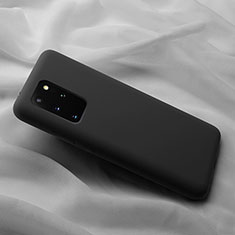 Silikon Hülle Handyhülle Ultra Dünn Schutzhülle 360 Grad Tasche C03 für Samsung Galaxy S20 Plus 5G Schwarz