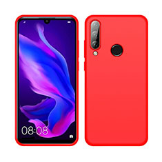 Silikon Hülle Handyhülle Ultra Dünn Schutzhülle 360 Grad Tasche C04 für Huawei P30 Lite Rot