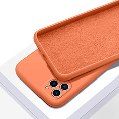 Silikon Hülle Handyhülle Ultra Dünn Schutzhülle 360 Grad Tasche C05 für Apple iPhone 11 Pro Orange