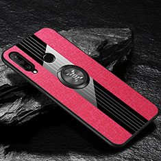 Silikon Hülle Handyhülle Ultra Dünn Schutzhülle 360 Grad Tasche C05 für Huawei P30 Lite New Edition Pink