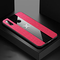 Silikon Hülle Handyhülle Ultra Dünn Schutzhülle 360 Grad Tasche C06 für Huawei P30 Lite Rot