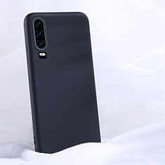 Silikon Hülle Handyhülle Ultra Dünn Schutzhülle 360 Grad Tasche C06 für Huawei P30 Schwarz