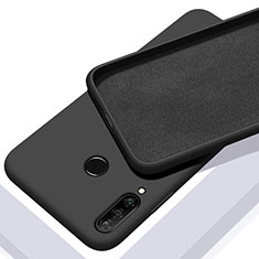 Silikon Hülle Handyhülle Ultra Dünn Schutzhülle 360 Grad Tasche für Huawei Honor 20 Lite Schwarz