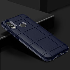 Silikon Hülle Handyhülle Ultra Dünn Schutzhülle 360 Grad Tasche für Huawei Honor 8X Blau