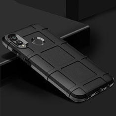Silikon Hülle Handyhülle Ultra Dünn Schutzhülle 360 Grad Tasche für Huawei Honor 8X Schwarz