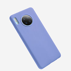 Silikon Hülle Handyhülle Ultra Dünn Schutzhülle 360 Grad Tasche für Huawei Mate 30 5G Violett