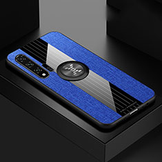 Silikon Hülle Handyhülle Ultra Dünn Schutzhülle 360 Grad Tasche für Huawei Nova 6 Blau