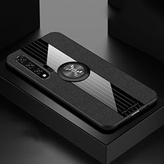 Silikon Hülle Handyhülle Ultra Dünn Schutzhülle 360 Grad Tasche für Huawei Nova 6 Schwarz