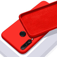 Silikon Hülle Handyhülle Ultra Dünn Schutzhülle 360 Grad Tasche für Huawei P20 Lite (2019) Rot
