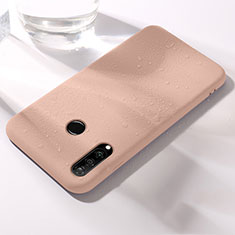 Silikon Hülle Handyhülle Ultra Dünn Schutzhülle 360 Grad Tasche für Huawei P30 Lite New Edition Rosegold
