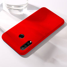 Silikon Hülle Handyhülle Ultra Dünn Schutzhülle 360 Grad Tasche für Huawei P30 Lite New Edition Rot