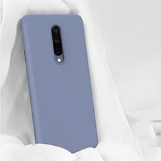 Silikon Hülle Handyhülle Ultra Dünn Schutzhülle 360 Grad Tasche für OnePlus 7 Pro Grau