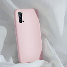 Silikon Hülle Handyhülle Ultra Dünn Schutzhülle 360 Grad Tasche für Oppo K7 5G Rosa