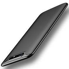 Silikon Hülle Handyhülle Ultra Dünn Schutzhülle 360 Grad Tasche für Samsung Galaxy A80 Schwarz