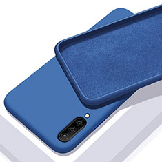 Silikon Hülle Handyhülle Ultra Dünn Schutzhülle 360 Grad Tasche für Samsung Galaxy A90 5G Blau