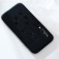 Silikon Hülle Handyhülle Ultra Dünn Schutzhülle 360 Grad Tasche für Samsung Galaxy M40 Schwarz