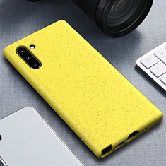 Silikon Hülle Handyhülle Ultra Dünn Schutzhülle 360 Grad Tasche für Samsung Galaxy Note 10 5G Gelb