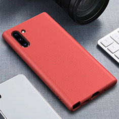 Silikon Hülle Handyhülle Ultra Dünn Schutzhülle 360 Grad Tasche für Samsung Galaxy Note 10 Rot
