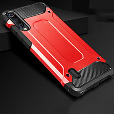Silikon Hülle Handyhülle Ultra Dünn Schutzhülle 360 Grad Tasche für Xiaomi CC9e Rot