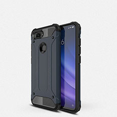 Silikon Hülle Handyhülle Ultra Dünn Schutzhülle 360 Grad Tasche für Xiaomi Mi 8 Lite Blau