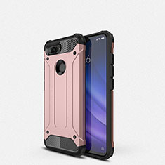 Silikon Hülle Handyhülle Ultra Dünn Schutzhülle 360 Grad Tasche für Xiaomi Mi 8 Lite Rosegold