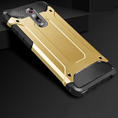 Silikon Hülle Handyhülle Ultra Dünn Schutzhülle 360 Grad Tasche für Xiaomi Mi 9T Gold