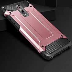 Silikon Hülle Handyhülle Ultra Dünn Schutzhülle 360 Grad Tasche für Xiaomi Redmi K20 Rosegold