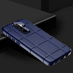 Silikon Hülle Handyhülle Ultra Dünn Schutzhülle 360 Grad Tasche für Xiaomi Redmi Note 8 Pro Blau