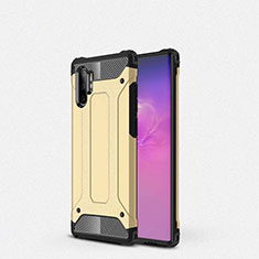 Silikon Hülle Handyhülle Ultra Dünn Schutzhülle 360 Grad Tasche G01 für Samsung Galaxy Note 10 Plus 5G Gold