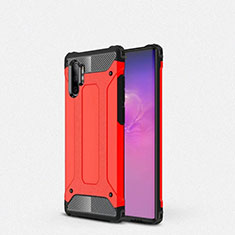 Silikon Hülle Handyhülle Ultra Dünn Schutzhülle 360 Grad Tasche G01 für Samsung Galaxy Note 10 Plus 5G Rot