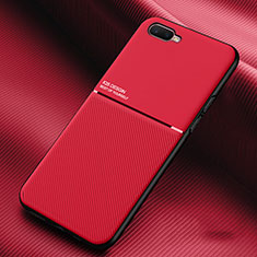 Silikon Hülle Handyhülle Ultra Dünn Schutzhülle 360 Grad Tasche L01 für Oppo K1 Rot
