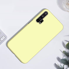 Silikon Hülle Handyhülle Ultra Dünn Schutzhülle 360 Grad Tasche S01 für Huawei Honor 20 Pro Gelb