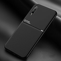 Silikon Hülle Handyhülle Ultra Dünn Schutzhülle 360 Grad Tasche S01 für Huawei Honor 9X Schwarz
