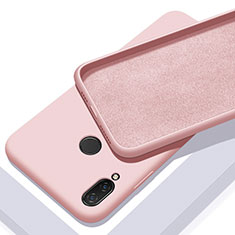 Silikon Hülle Handyhülle Ultra Dünn Schutzhülle 360 Grad Tasche S01 für Huawei P Smart Z Rosa