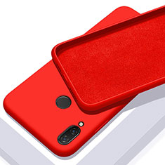 Silikon Hülle Handyhülle Ultra Dünn Schutzhülle 360 Grad Tasche S01 für Huawei P Smart Z Rot