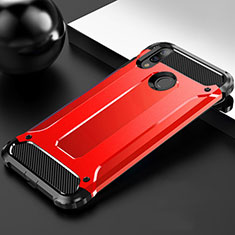 Silikon Hülle Handyhülle Ultra Dünn Schutzhülle 360 Grad Tasche S01 für Huawei Y9 (2019) Rot