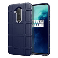 Silikon Hülle Handyhülle Ultra Dünn Schutzhülle 360 Grad Tasche S01 für OnePlus 7T Pro Blau