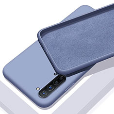 Silikon Hülle Handyhülle Ultra Dünn Schutzhülle 360 Grad Tasche S01 für Oppo Find X2 Lite Grau