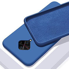 Silikon Hülle Handyhülle Ultra Dünn Schutzhülle 360 Grad Tasche S01 für Vivo X50 Lite Blau