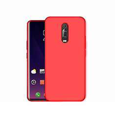 Silikon Hülle Handyhülle Ultra Dünn Schutzhülle 360 Grad Tasche S01 für Xiaomi Mi 9T Rot
