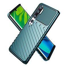 Silikon Hülle Handyhülle Ultra Dünn Schutzhülle 360 Grad Tasche S01 für Xiaomi Mi Note 10 Grün