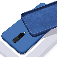Silikon Hülle Handyhülle Ultra Dünn Schutzhülle 360 Grad Tasche S01 für Xiaomi Poco X2 Blau