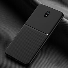 Silikon Hülle Handyhülle Ultra Dünn Schutzhülle 360 Grad Tasche S01 für Xiaomi Redmi 8A Schwarz