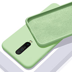Silikon Hülle Handyhülle Ultra Dünn Schutzhülle 360 Grad Tasche S01 für Xiaomi Redmi K30 4G Grün
